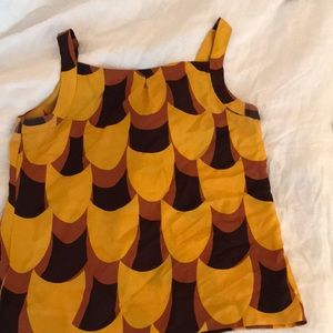 J Crew Italian Deco Tank